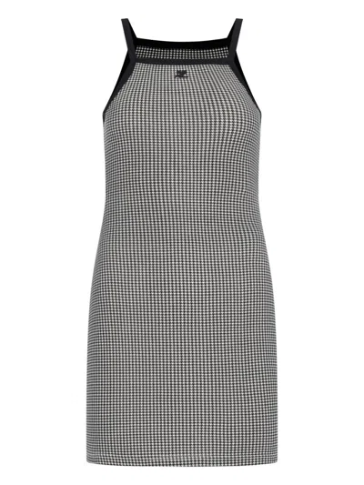 COURRÈGES HOUNDSTOOTH MINI DRESS