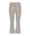 Courrèges Houndstooth Pattern Trousers In Neutral