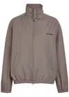 Courrèges Courreges Buckle Houndstooth Bomber Jacket Women In Brown