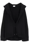 Shop Courrèges Hyperbole Cocoon Hood In Black (black)