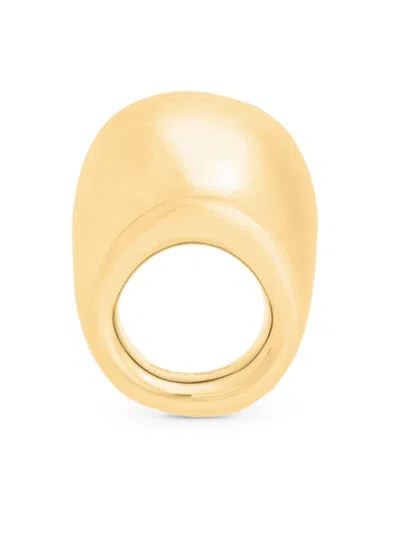 COURRÈGES ICE CUBE BRASS RING