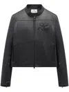 Courrèges Iconic Biker Jacket In Black