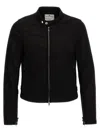 Courrèges Courreges Man Denim Outerwear Black Size 42 Cotton, Elastane In Black