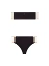 Courrèges Strapless Bandeau Bikini High-cut Legs