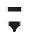 Courrèges Illusion Bikini In Black
