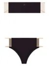Courrèges Strapless Bandeau Bikini High-cut Legs