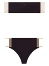Courrèges Strapless Bandeau Bikini High-cut Legs