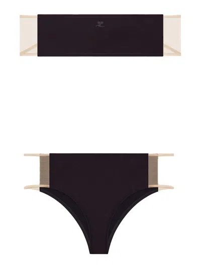 COURRÈGES ILLUSION BIKINI SET