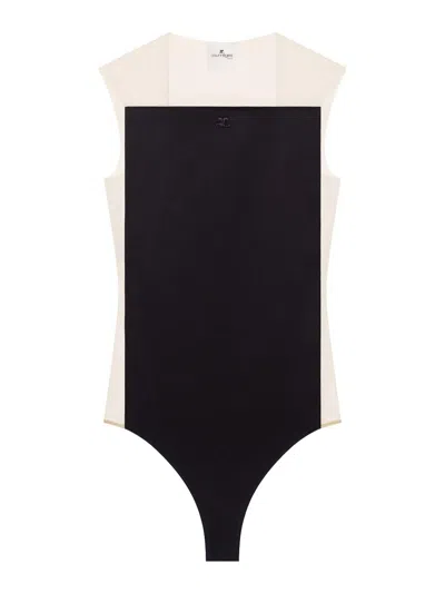 Courrèges Illusion Bodysuit In Black