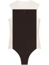 Courrèges Frame Illusion Bodysuit In White