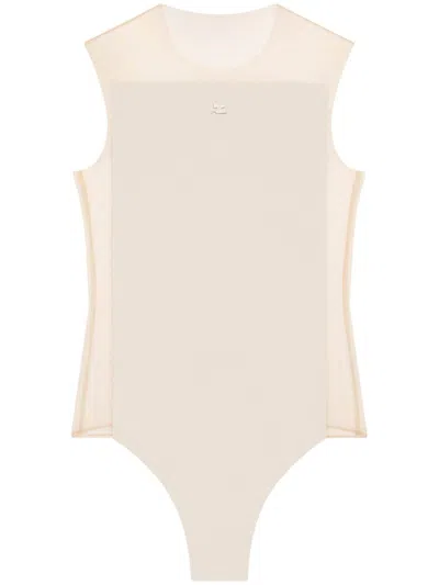 Courrèges Illusion Bodysuit In Pink