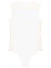 Courrèges Illusion Bodysuit In White