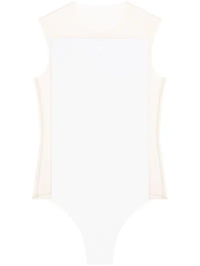 Courrèges Illusion Bodysuit In White