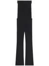 Courrèges Illusion Bustier Jumpsuit In Black