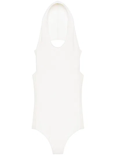 COURRÈGES ILLUSION HOODED BODYSUIT