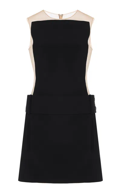 Courrèges Illusion Mini Dress In Black