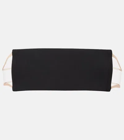 Courrèges Illusion Trompe-l'ail Bandeau Top In Black