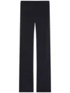 Courrèges Draped Wide-leg Trousers Size 36 In Black