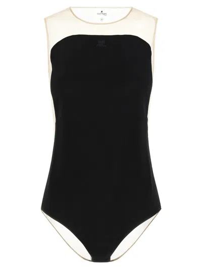 Courrèges Courreges Bodysuit In Black