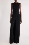 Courrèges Infinity Crepe Overalls In Black