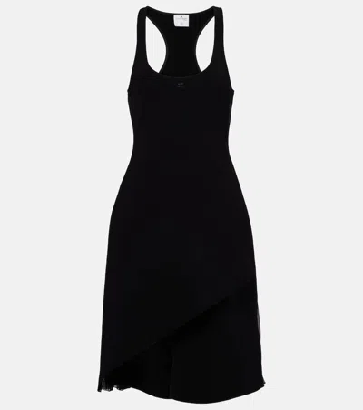 COURRÈGES COURRÈGES INFINITY ASYMMETRIC CRÊPE MINIDRESS