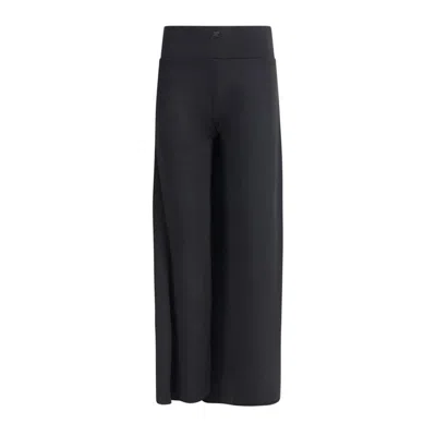 Courrèges Infinity Crepe Jersey Pants In Black