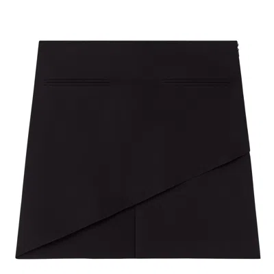 Courrèges Infinity Crepe Mini Skirt In Black