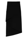 Courrèges Courreges Black Polyester Blend Skirt In Black  
