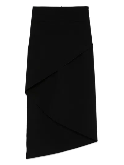 COURRÈGES INFINITY HERITAGE SATIN SKIRT