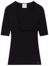 Courrèges Infinity Jumper In Black