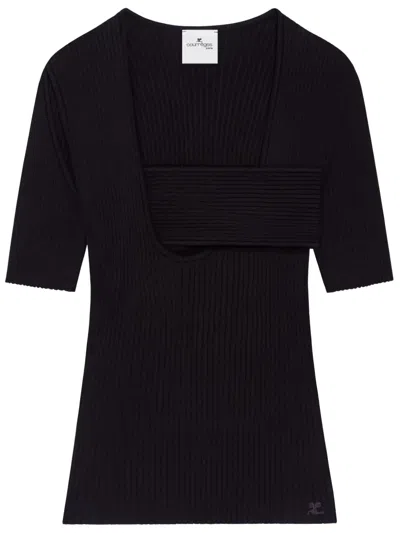 Courrèges Infinity Jumper In Black