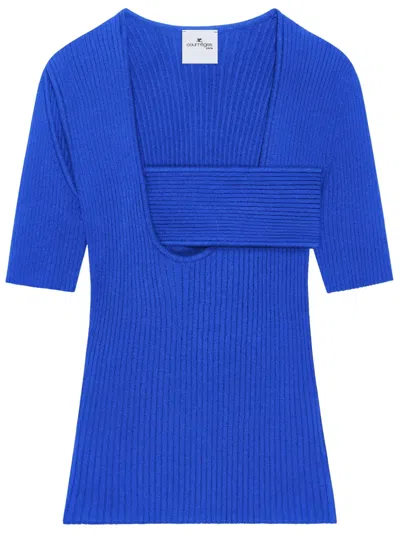 Courrèges Infinity Jumper In Blue