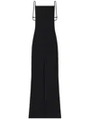 Courrèges Infinity Crepe Overalls In Black