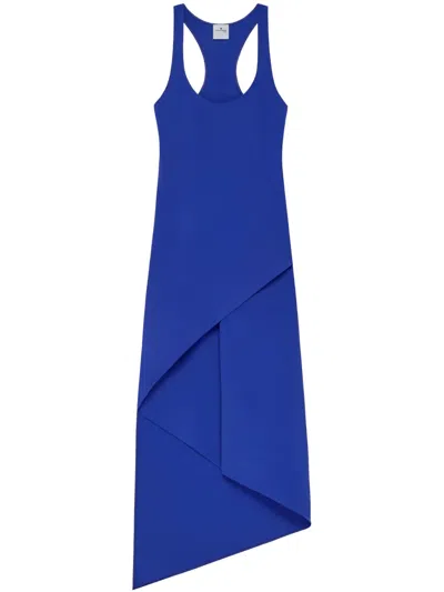 Courrèges Infinity Midi Dress In Blue