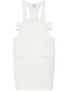 Courrèges Infinity Midikleid In Weiss