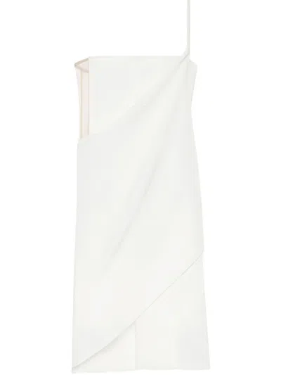 Courrèges Infinity Midi Dress In White
