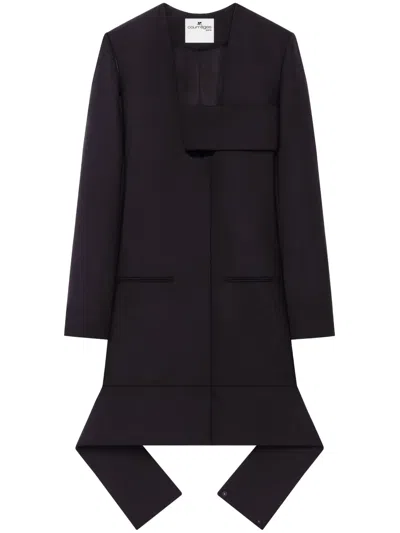 Courrèges Infinity Mini Dress In ブラック