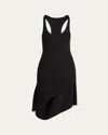 Courrèges Infinity Pleats Crepe A-line Dress