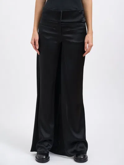 Courrèges Courregès Infinity Satin Pants In Black