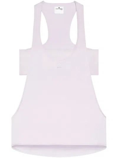Courrèges Infinity Tank Top In 粉色