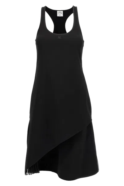 COURRÈGES COURREGES 'INFINTY PLEATS A-LINE' DRESS