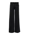 Courrèges Interlock Logo Jersey Track Pants In Black