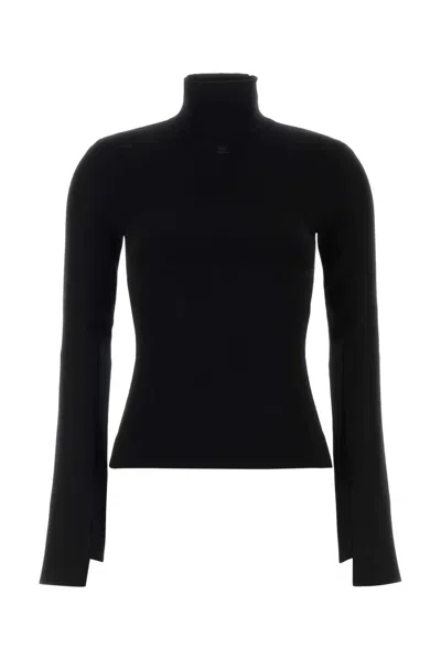 Courrèges Courreges Interlock Mocknecksweater In Multi