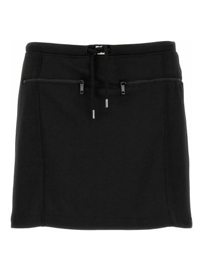 Courrèges Interlock Skirt In Black