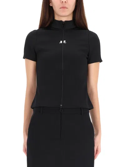 COURRÈGES COURREGES "INTERLOCK" TOP
