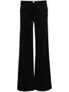 Courrèges Interlock Logo Jersey Track Pants In 黑色
