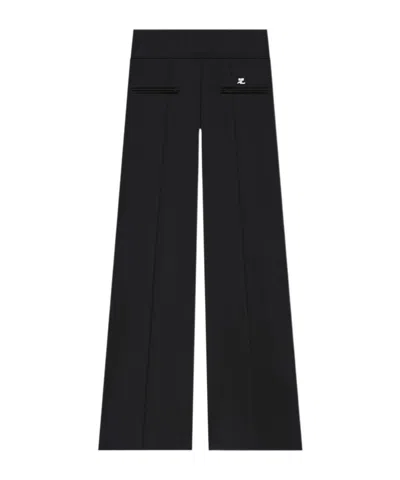 Courrèges Interlock Track Pants In Black