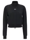 COURRÈGES INTERLOCK TRACK SWEATSHIRT BLACK