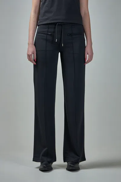 Courrèges Interlock Tracksuit Baggy Pants In Black