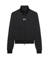 Courrèges Courreges Interlock Jersey Track Jacket For Athletic In Black